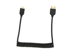 Cabo Mali HDMI mini macho para macho, 8K, 60Hz, 4K, 120Hz, enrolado, para TV, console