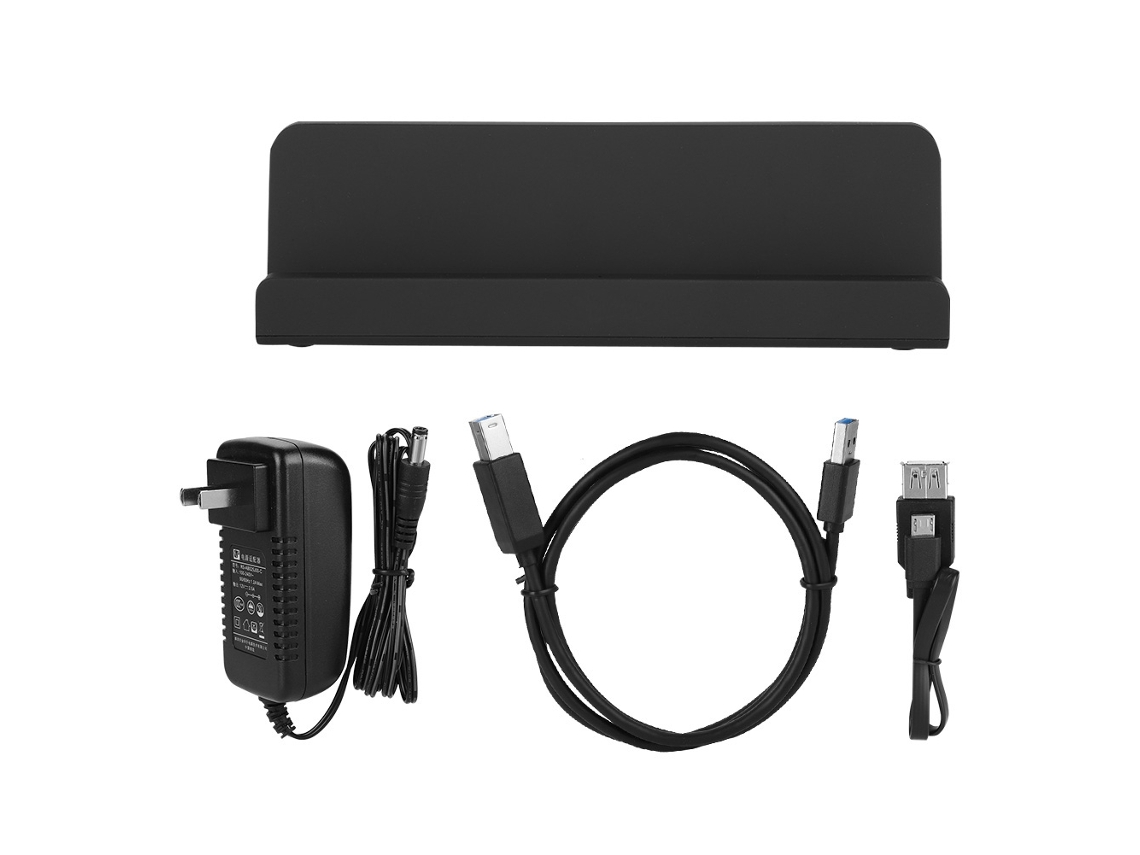 Concentrador Splitter Docking Station Usb3.0 De Alta Velocidad De 4 Puertos Con Adaptador De Puerto De Carga De Expansión
