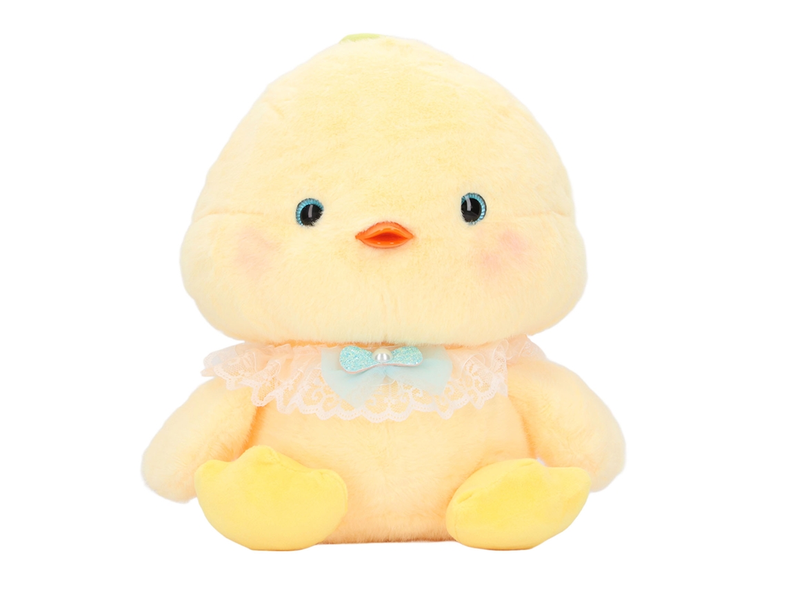 2026 Muñeco De Peluche De Pollo 30cm, Juguete Suave Y Cute Con Lazos Azules, Decoración Para Habitación Y Oficina