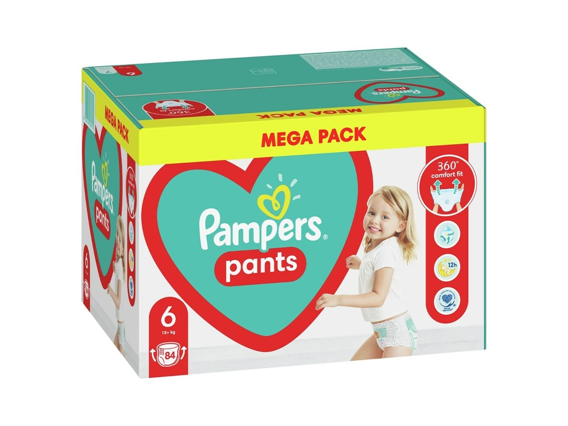 Pañales Desechables PAMPERS Pants 6 (84 Unidades)