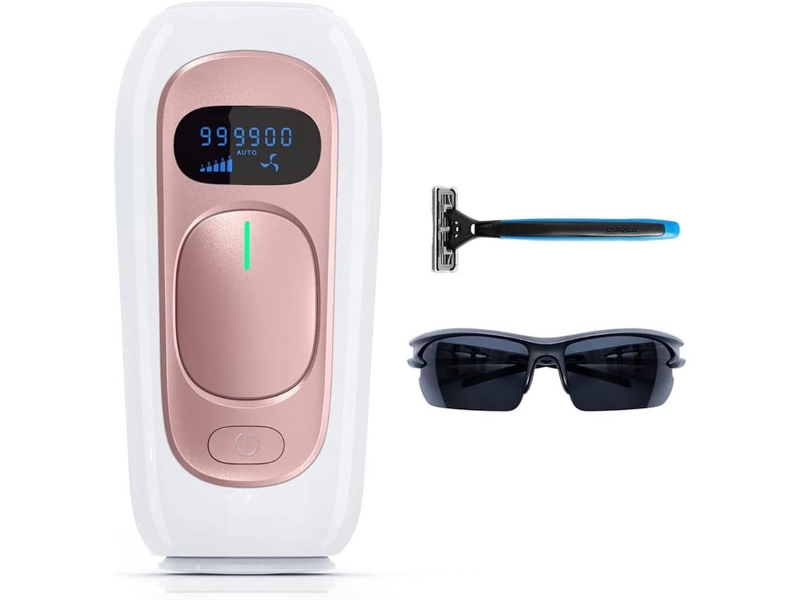 Depiladora de luz pulsada YIZHOOD Dlp118 rosa