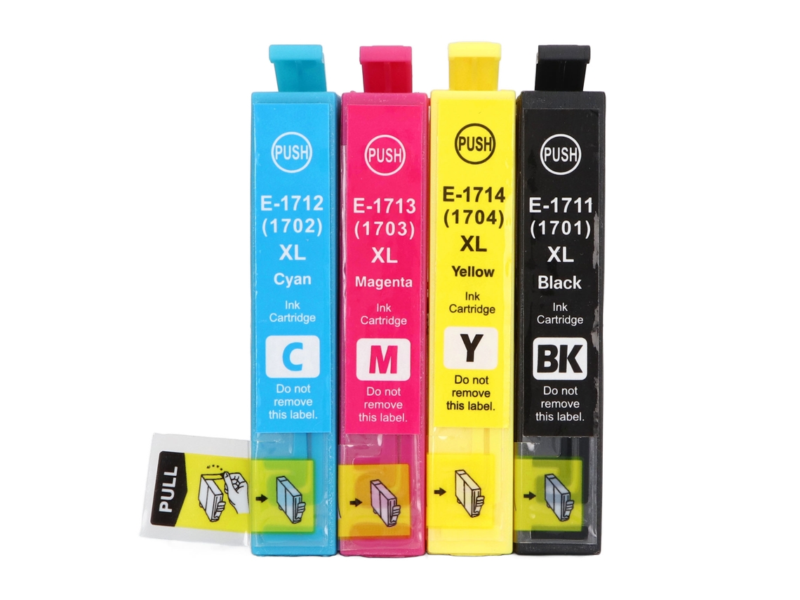 4 Cartuchos De Tinta Para Impresora Expression Home Xp 33 103 203 207 303 306 403 406 313 323 413 423