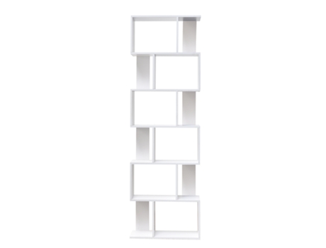 REBECCA MOBILI Estantería Campanula Blanco 190X60X24 Cm