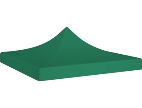 vidaXL Techo de carpa para celebraciones verde 2x2 m 270 g/m²