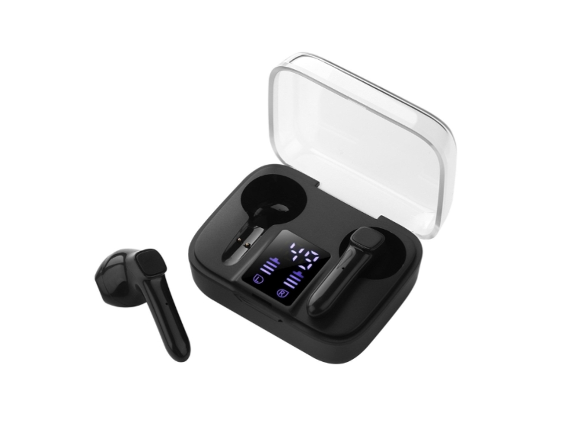 YEMAESRE Auriculares estéreo altos con cancelación de ruido Bluetooth, color negro