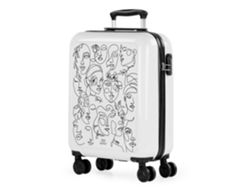 Maleta Pc Pequeña SKPAT Amiens blanco-faces (40X55x20 Cm - 40L)