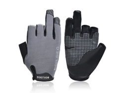 (gris L) Guantes De Dos Dedos, Absorbentes Y De Secado Rápido, Ideales Para Navegación Y Pesca.
