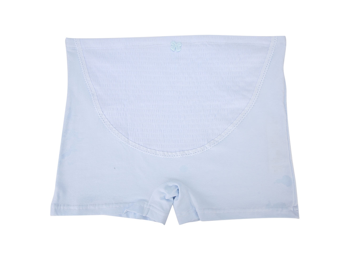 Ats-calzoncillos De Embarazo De Algodón Con Cintura Alta, Maternity Panties Talla Xl Azul