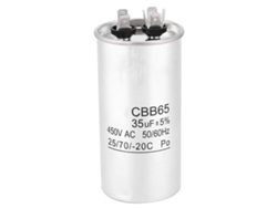 Condensador De Arranque Cbb65 De 35uf Y 450v Para Compresor Electrolítico De Aire Acondicionado.
