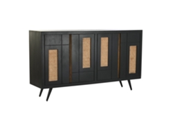 Buffet Mango Ratán Negro 160x40x90cm