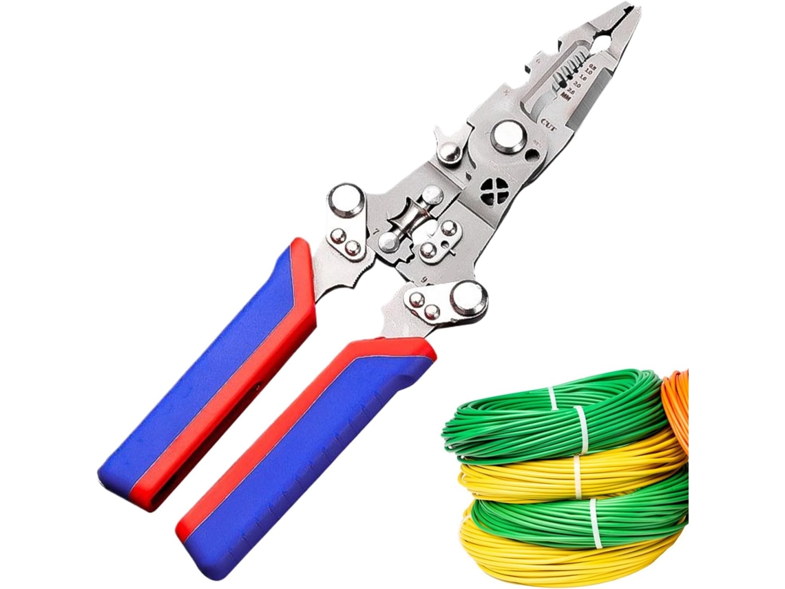 Pelacables Con Comprobador De Voltaje Plegable Y Cortacables Para Electricistas Garajes Talleres Hogares F Bricas T
