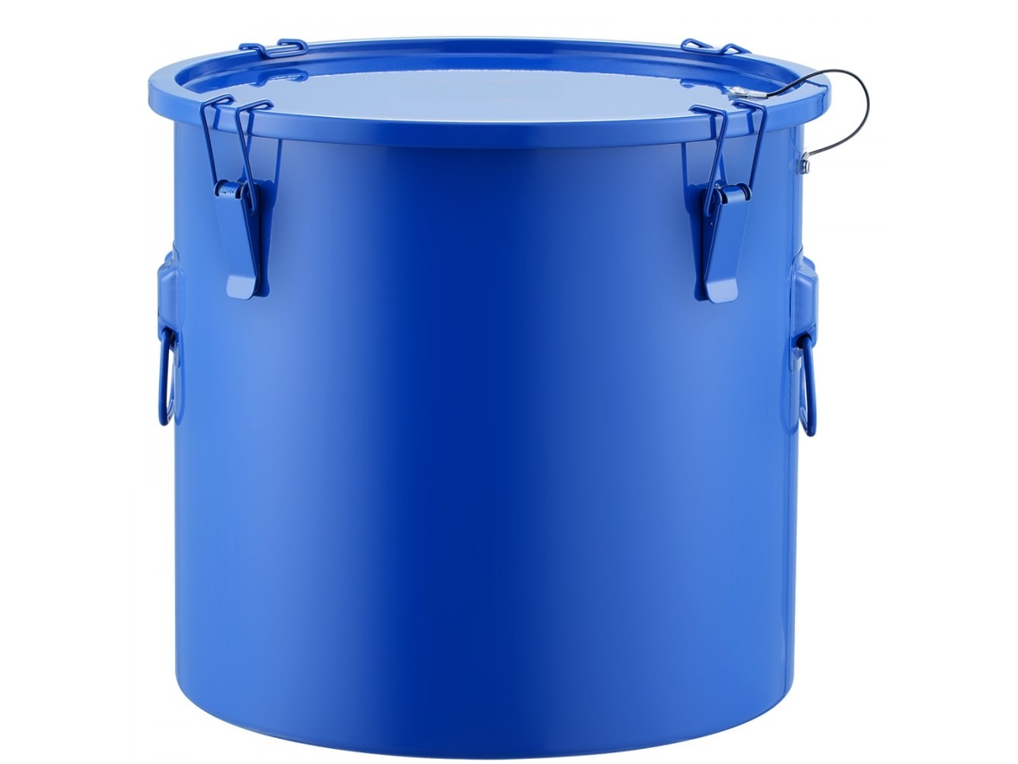 Contenedor de aceite usado de acero al carbono de 37,8 l con tapa con cerradura y filtro Tekmaquinas