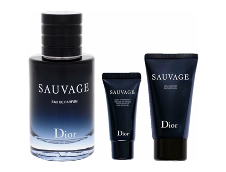 Christian Sauvage Eau De Parfum 60Ml Shower Gel 50Ml Face Cream 20Ml DIOR