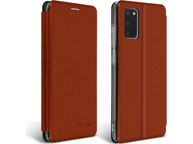 Funda Samsung Galaxy S20 AVIZAR Piel Marrón