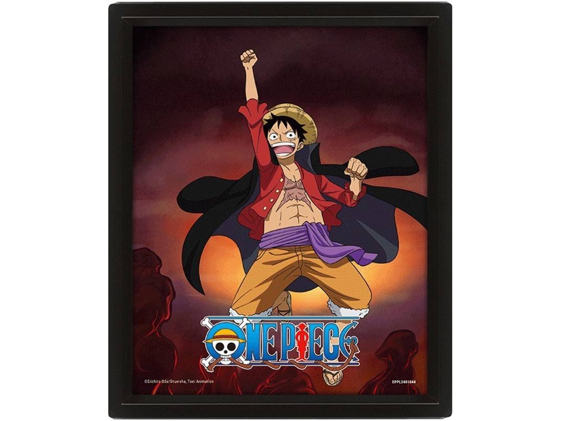 Póster 3D PYRAMID One Piece - Luffy into 5th Gear (23.5 x 28.5 cm)