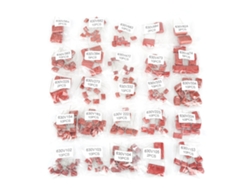 Yncm2026-kit De Condensadores Cbb De Película Metálica 200pcs 25 Valores 630v 0.001uf~2.2uf