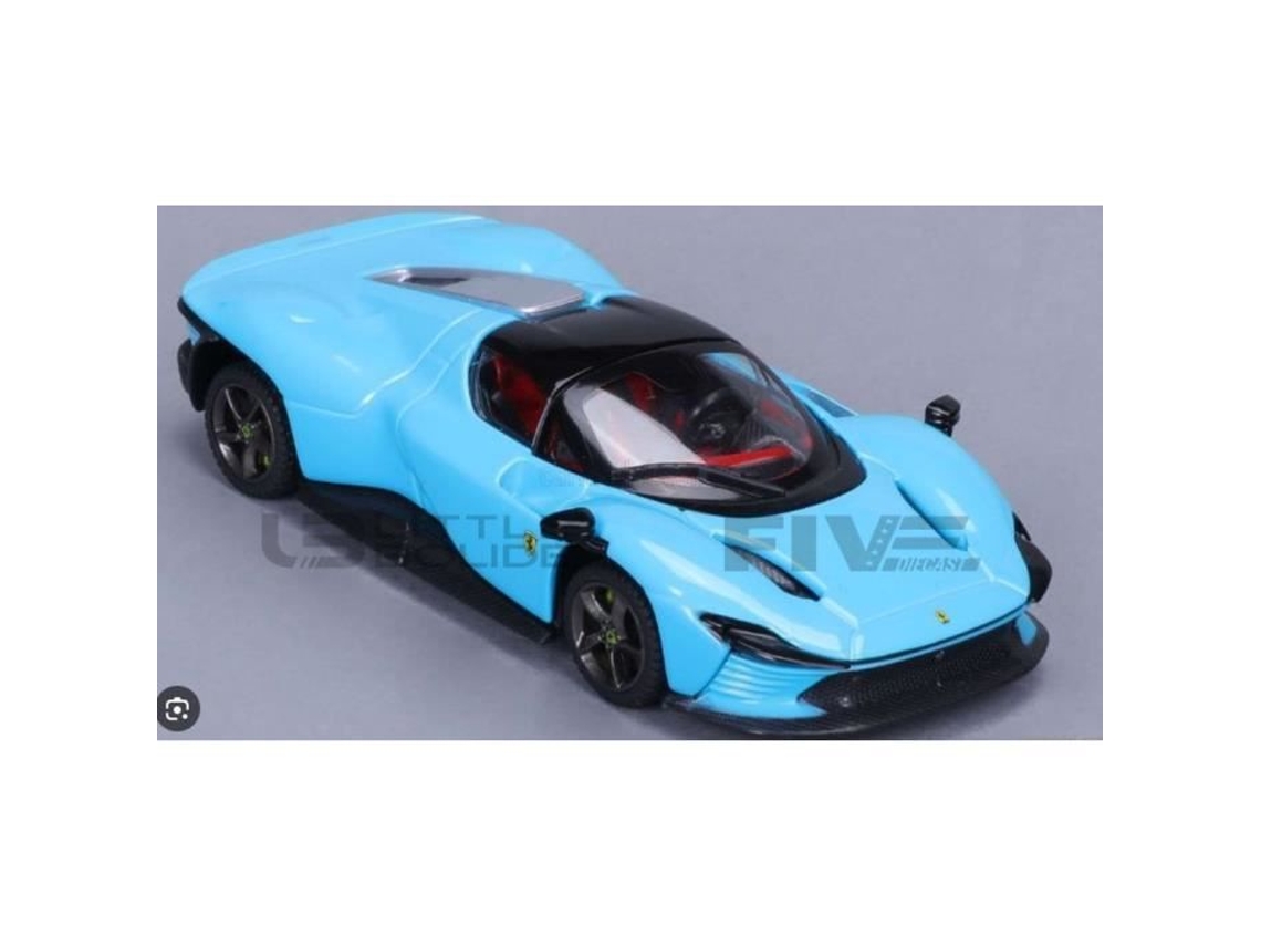 Interior del modelo Bburago Daytona Sp3 rojo a escala 1/43