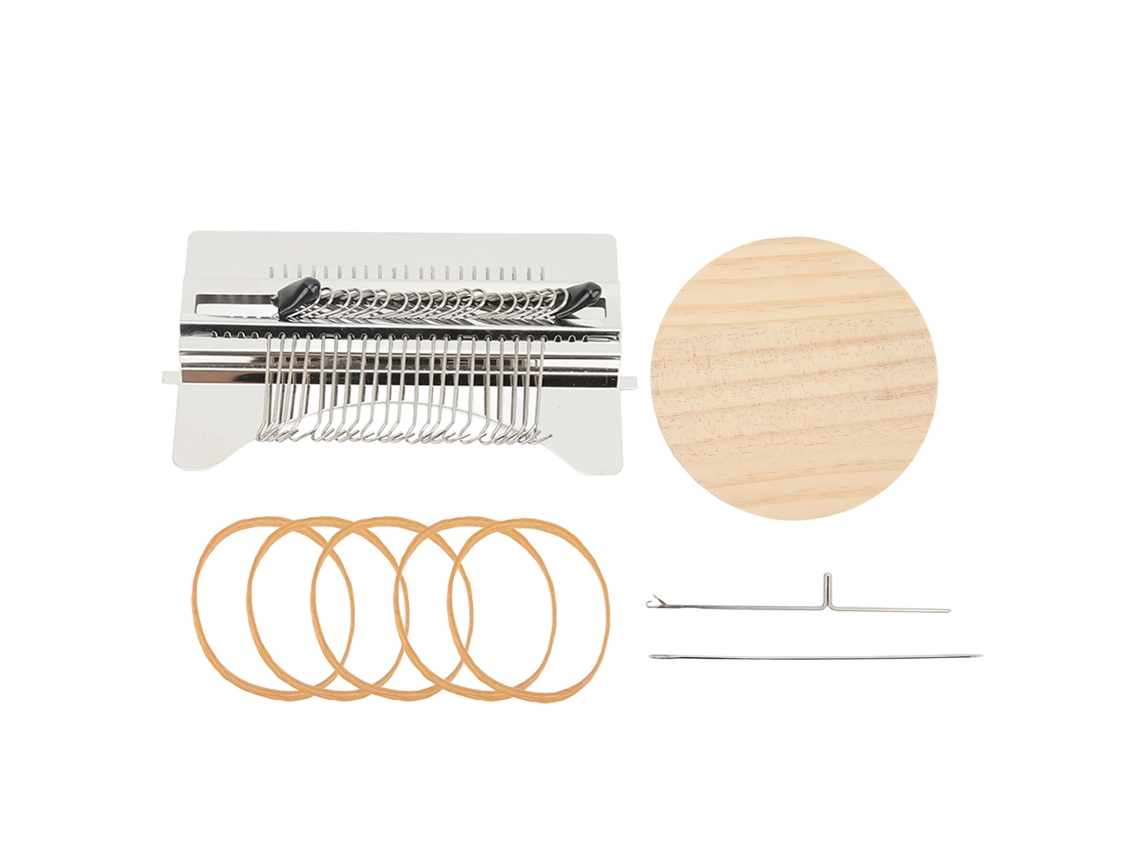 Mini Máquina De Tejer Con Ganchos, Robusta, De Fácil Manejo, Fabricada En Madera Para La Confección De Ropa Diy.