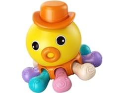 Baño Seguro Con Diseño De Pulpo De Dibujos Animados Para Niños, Baño De Agua Educativo Y Sensorial Para Niños.