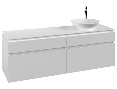 Mueble de lavabo Villeroy &amp Boch Legato B598 1600x550x500mm lavabo a la derecha