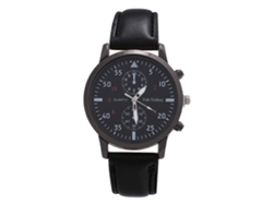 Reloj De Pulsera Cuadrado Unisex De Piel Auténtica Con Movimiento De Cuarzo Ccq (naranja)