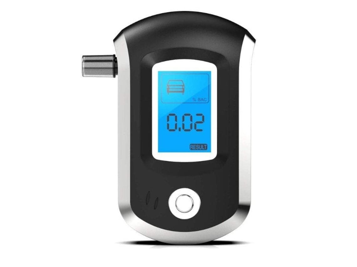 Mini alcoholímetro portátil con pantalla LCD digital
