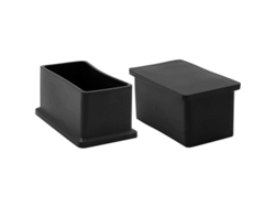 8 Fundas Rectangulares De Pvc Para Patas De Sillas, Sin Marcas, 30x60 Mm, Para Mesas Y Sillas.