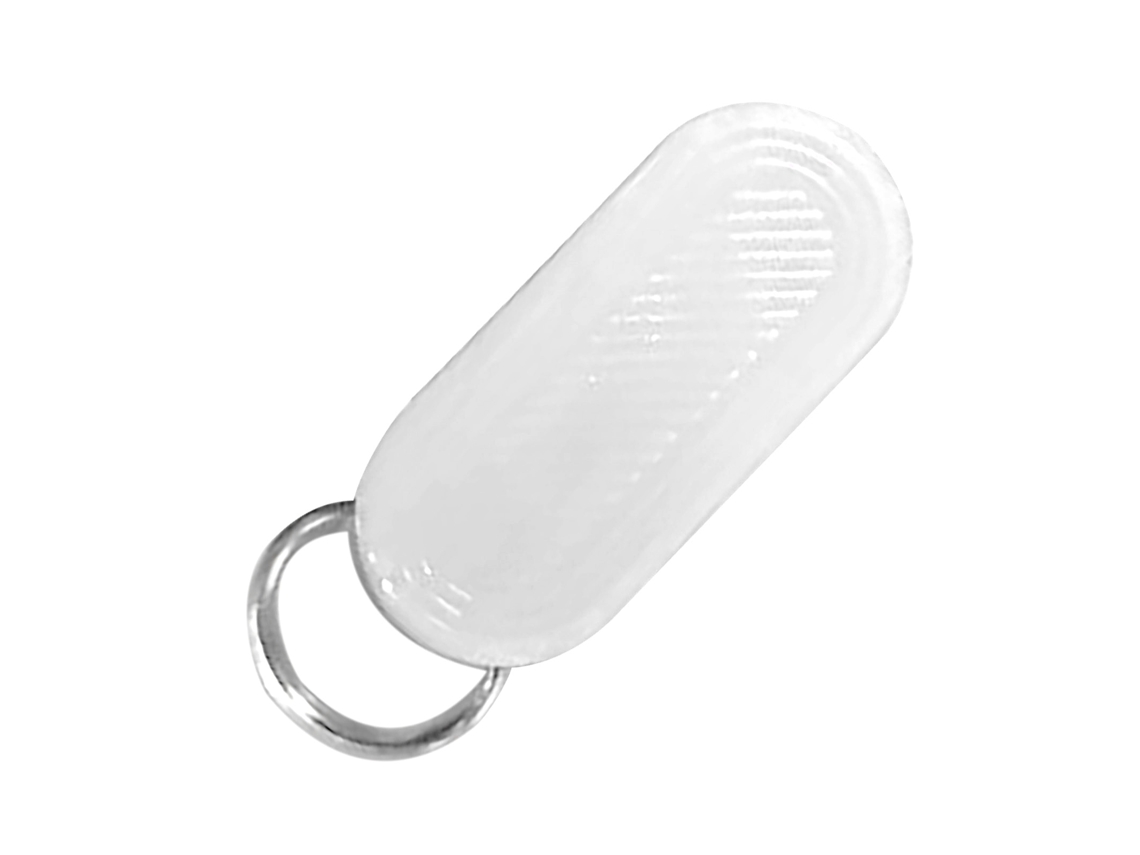 Mini pastillero de plástico, portátil, para viajes de negocios, color blanco