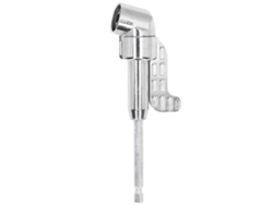Adaptador de broca de ángulo recto de 105° con funda hexagonal de 1/4" para destornillador