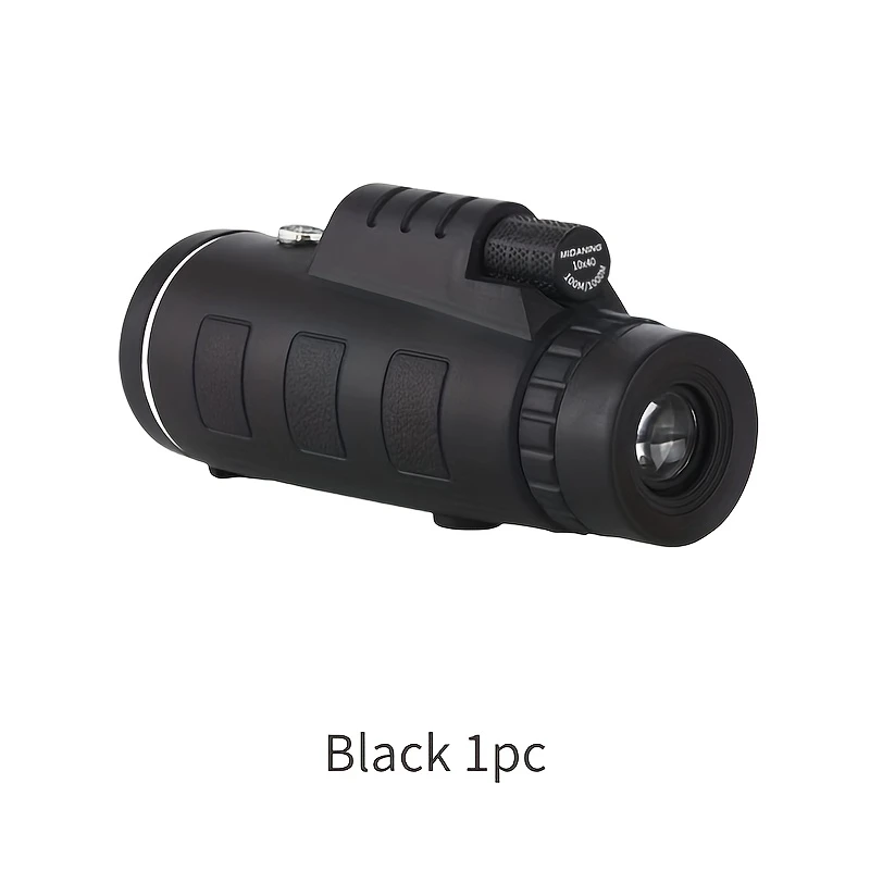 Monocular Hd 10x40 Con Enfoque Manual, Ideal Para Observación De Aves, Acampada, Senderismo Y Deportes Siurn