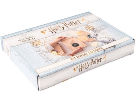 Calendario Adviento Harry potter 2021 para rellenar incluye boligrafo varita pegatinas bolsitas cuerda de yute merchandising erik editores navidad en