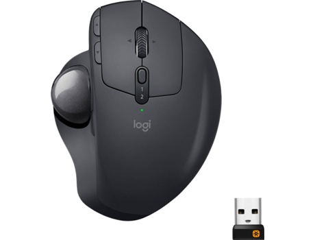 Ratón LOGITECH Ergo (Bluetooth - 380 dpi - Negro)