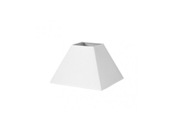 Pantalla Piramide Mezzo E27 Blanco 40dx18dx28h Tejido Popelin