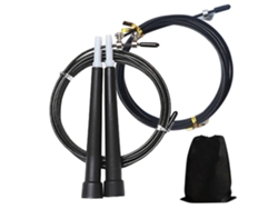 HYMNORA Cuerda para Saltar - Cuerda de Velocidad Ajustable para Boxeo, Entrenamientos de Viaje, MMA, Ejercicio y Fitness