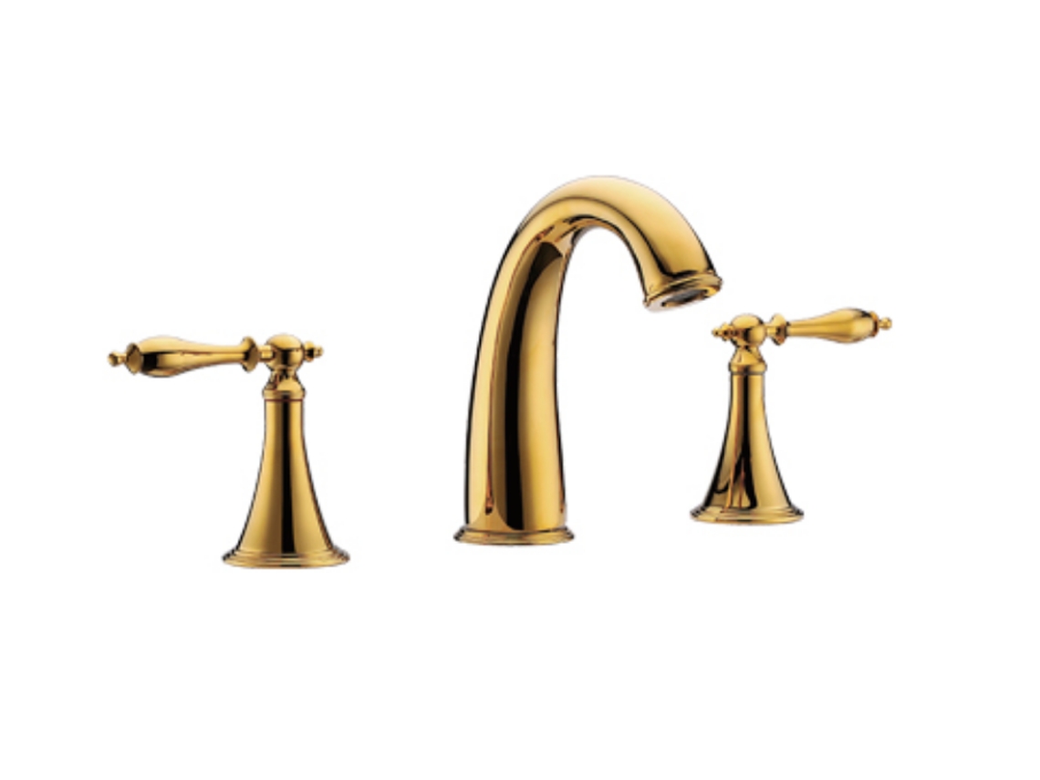 Grifo De Lavabo Con Repisa 045 Doré Colección Scamandre