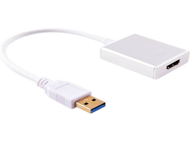 Adaptador HOWEI HW1503 (Usb 3.1 - Hdmi - Plateado)