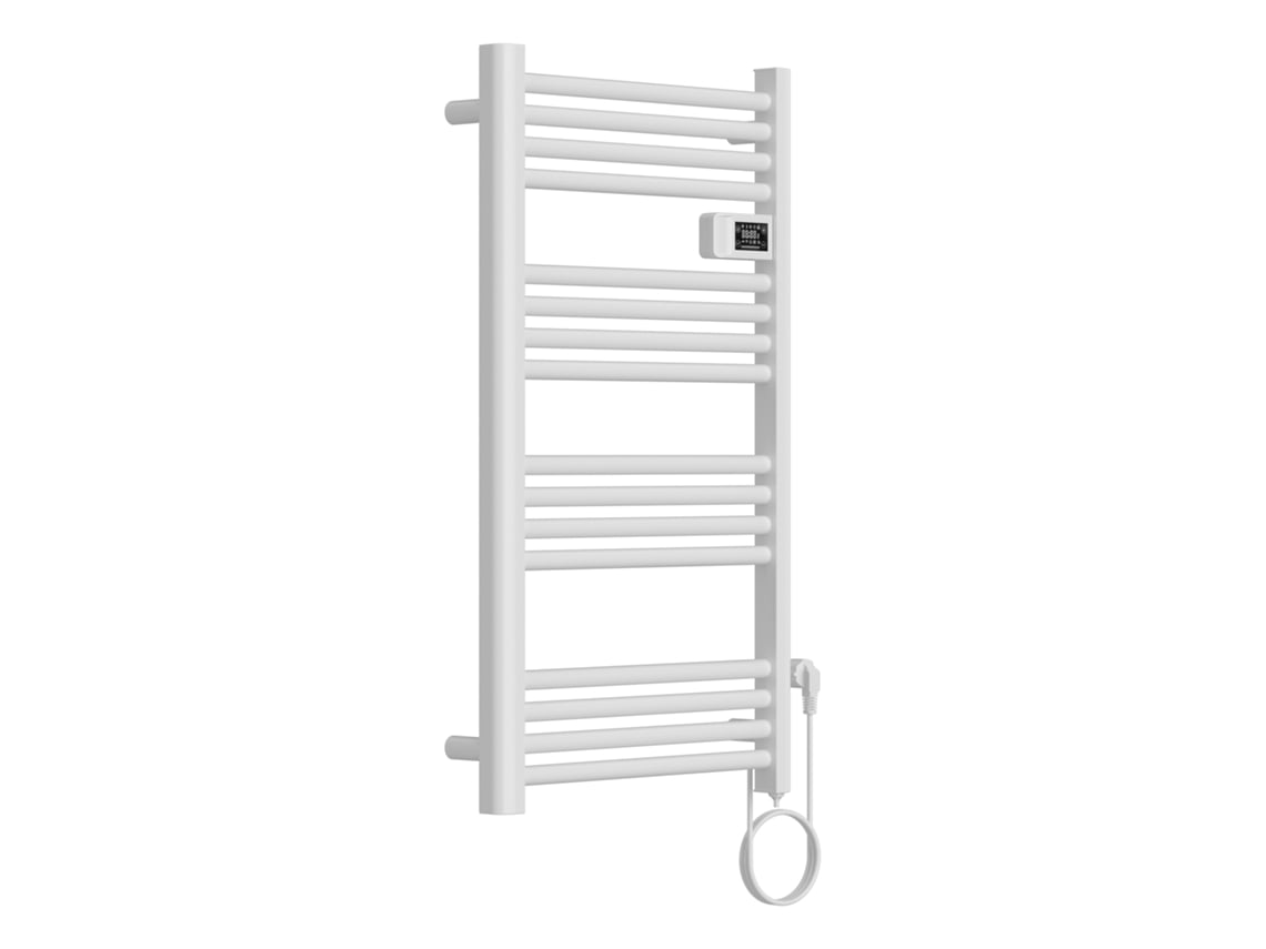 Radiador toallero eléctrico mural Follo 500W 16 tubos aluminio 96x54cm - Blanco PRO.TEC