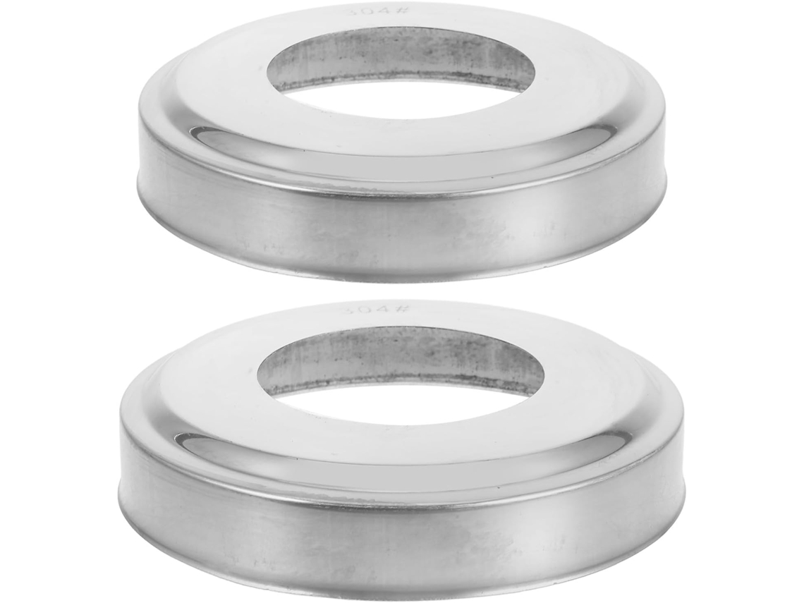 Cubiertas De Acero Inoxidable Para Escaleras De Piscinas Enterradas, Juego De 2