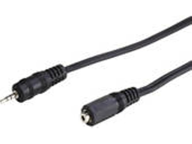 Cable de Audio MICROCONNECT (Jack 2.5mm - Jack 2.5mm - 2 m - Negro)
