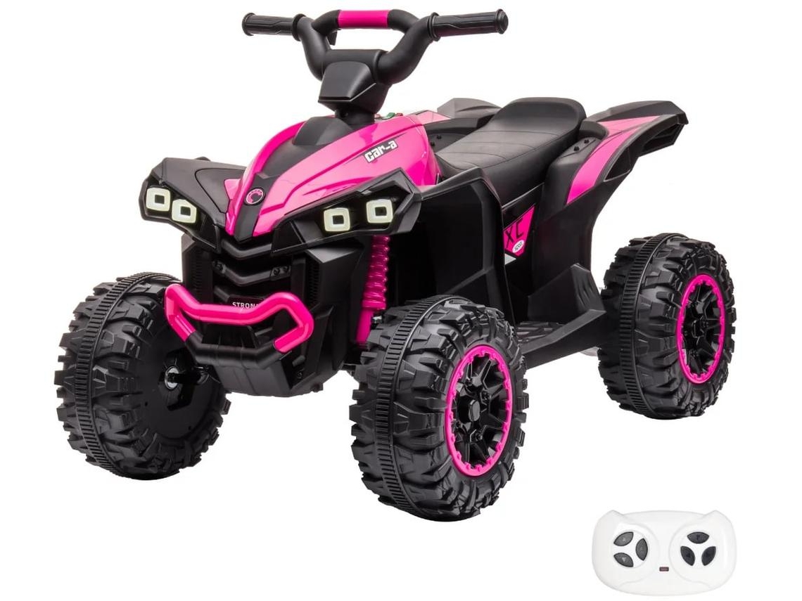 Quad Eléctrico Para Niños - Vrooomy Xc-sport 12v - 2 A 5 Años - Rc - Rosa