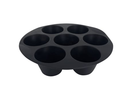 7 incluso tazas de pastel freidora de aire molde redondo para hornear magdalenas horno microondas utensilios para hornear estera bandeja pastel Pan