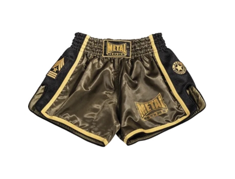Pantalones Cortos para Boxeo Masculino METAL BOXE Multicolor (M)