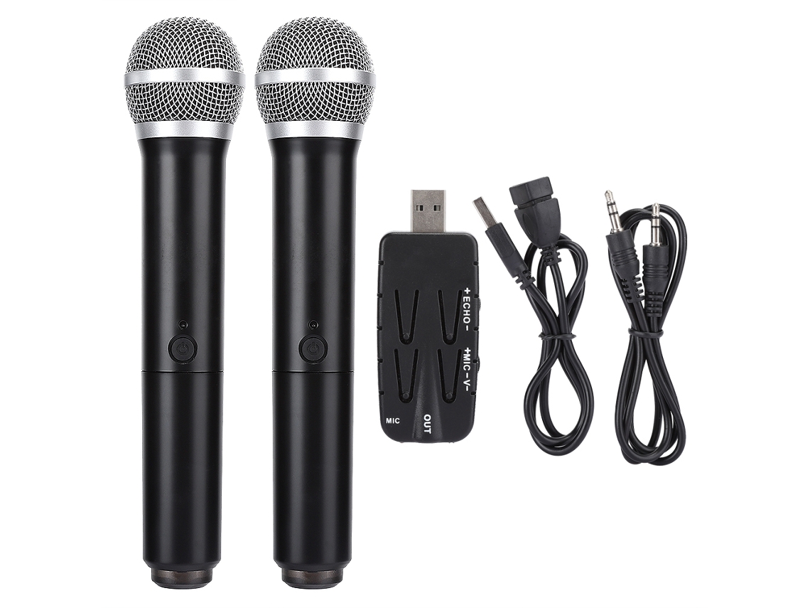 Micrófono USB (2 micrófonos y 1 receptor)