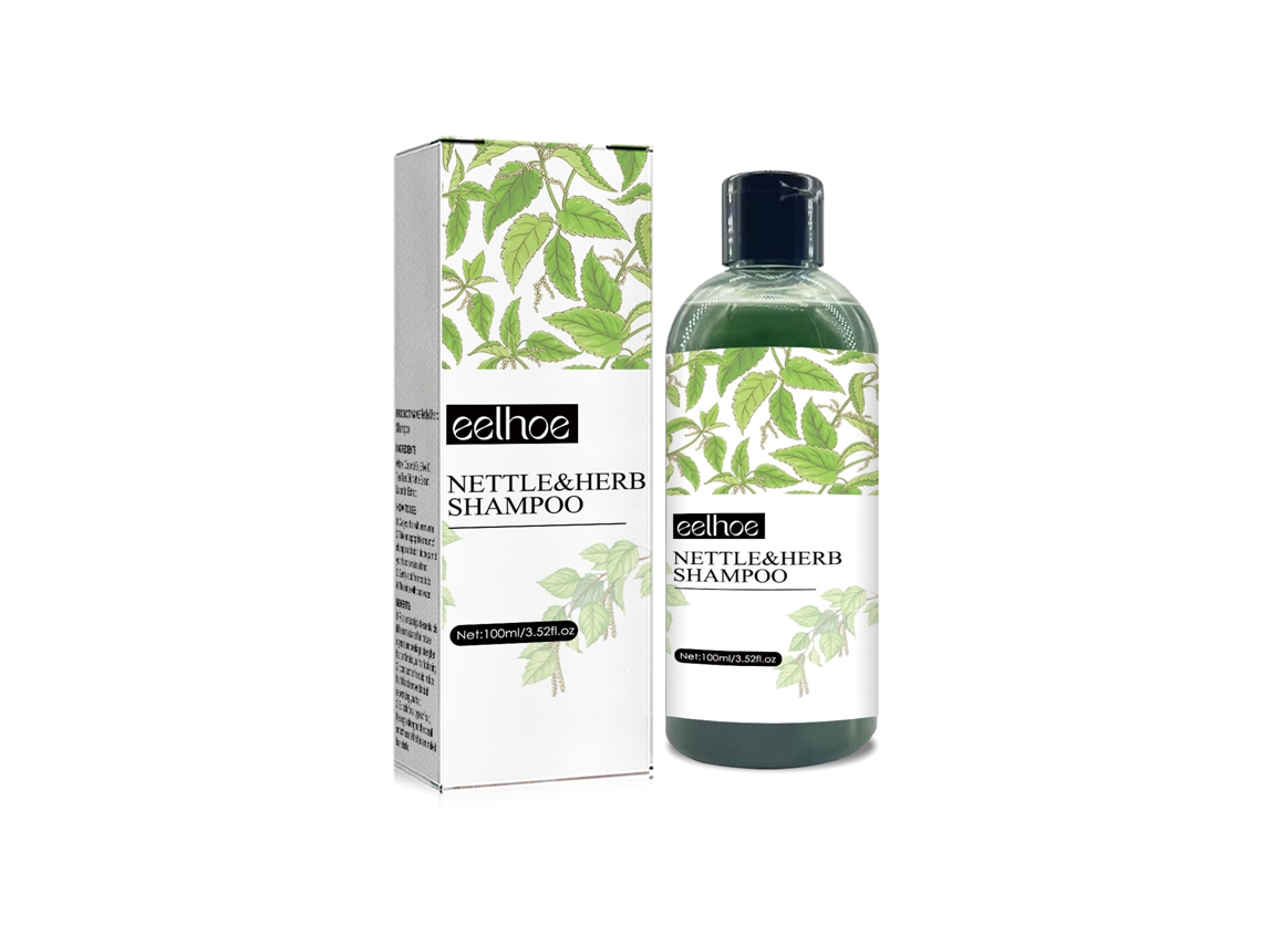 Champú de erizo de mar herbal de limpieza profunda que fortalece e hidrata el cabello.