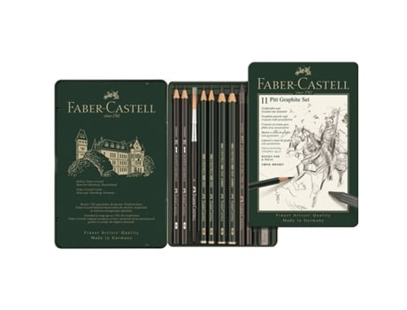 Conjunto de Lápiz FABER-CASTELL pitt 112972 (11 peças)