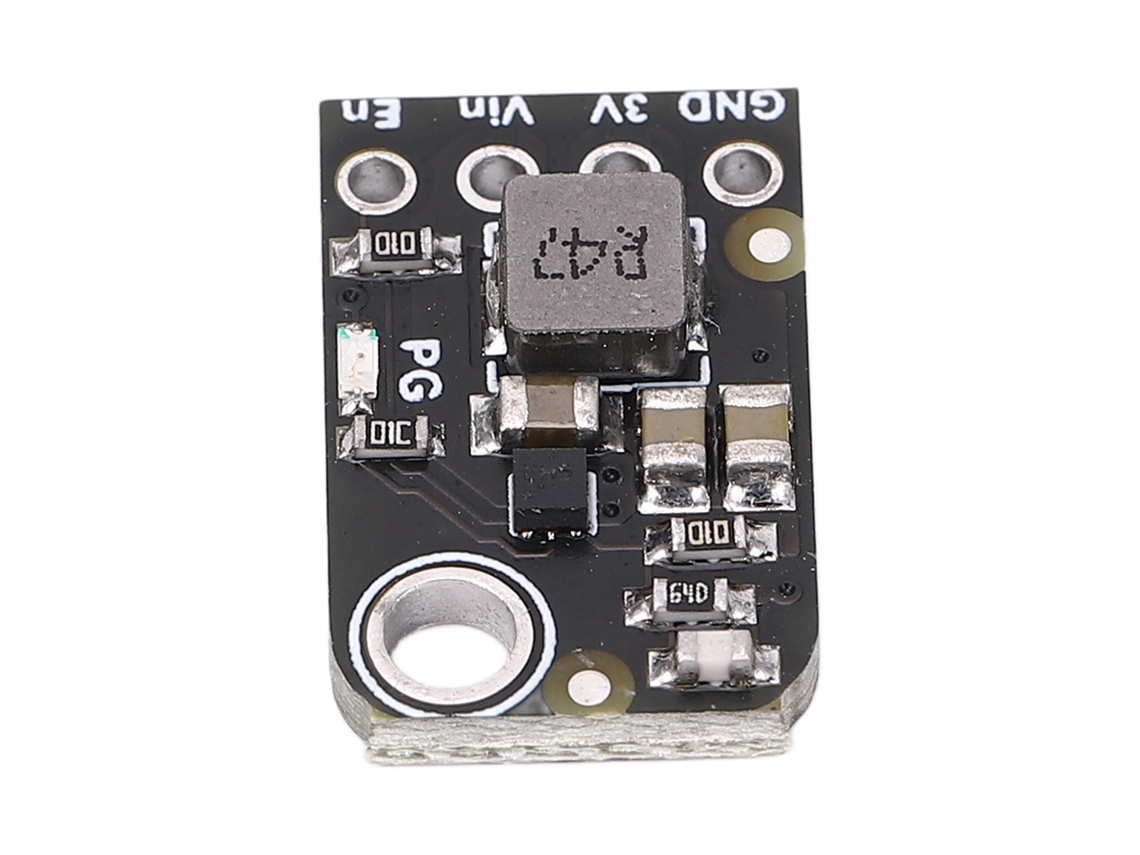 Módulo convertidor reductor Tps62827 2026dz, entrada de 5,5 V, salida de 3,3 V y 2 A, 2,2 MHz, con conector de pines.