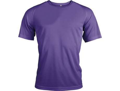 Camiseta de Hombre para Deporte PROACT Multideportes Poliéster Morado (XL)