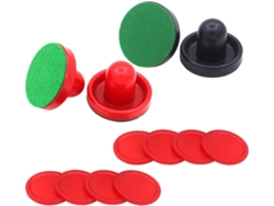Juego De 16 Mangos Ergonómicos Y Cómodos De Plástico Para Hockey De Aire, Para Uso En Interiores.