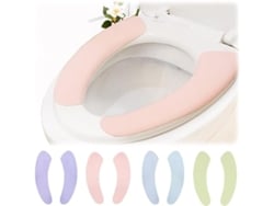 Juego De 8 Fundas Para Asiento De Inodoro Lavables A Máquina, Fabricadas En Cuero Grueso Y Cálido, Ideales Para El Hogar, Viajes, Mujeres Em