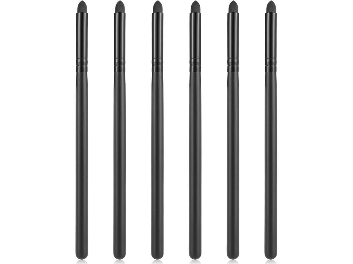Brocha De Punta Fina Para Delineador De Ojos, Sombras De Ojos Y Cejas, Set De Brochas De Maquillaje Reutilizables.